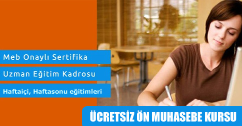 İsmek Ön Muhasebe Kursları