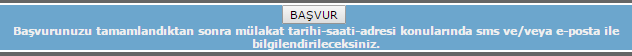 Eğitim Başvurusu